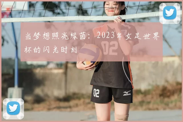 当梦想照亮绿茵:2023年女足世界杯的闪光时刻