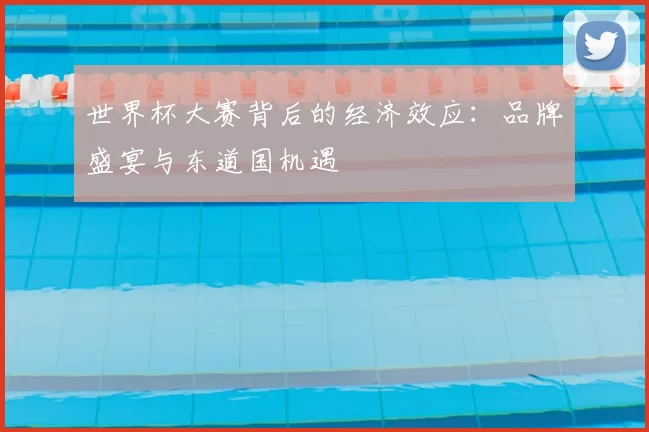 世界杯大赛背后的经济效应:品牌盛宴与东道国机遇